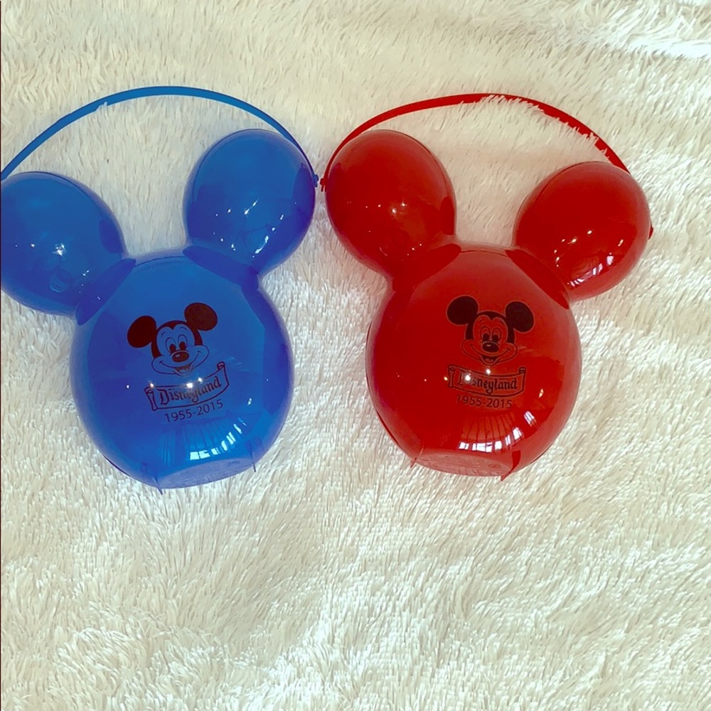 Set of 60th Anniversary Disneyland Popcorn Buckets